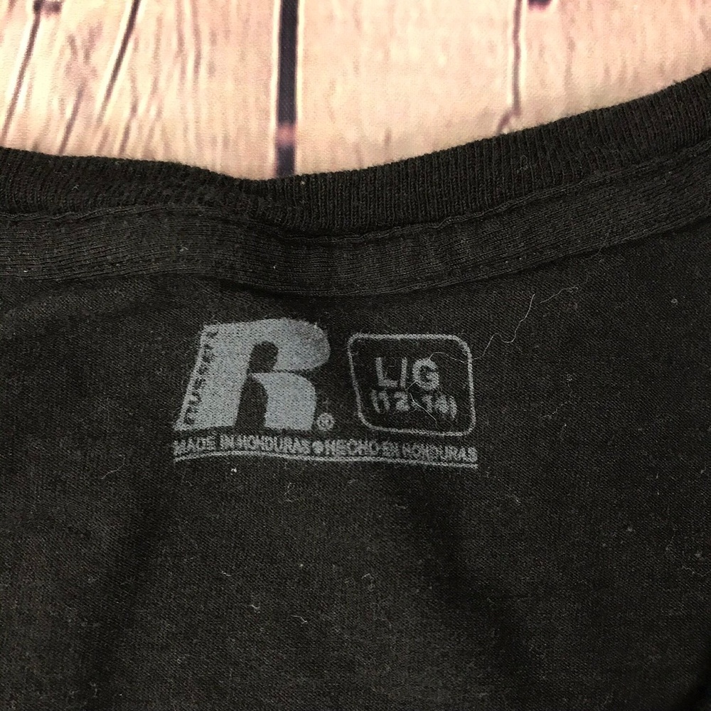 Russell Univ. of Volunteers Tennessee Black Shirt - Picture 3 of 6
